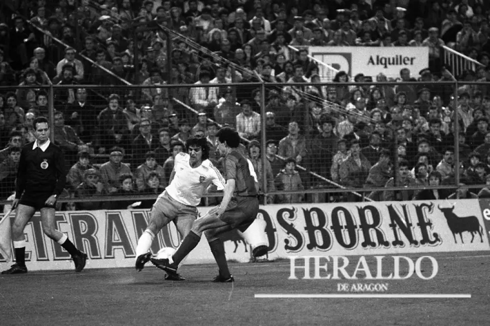 30 aniversario de la tercera Copa del Rey del Real Zaragoza. Paco Güerri y Julio Alberto.