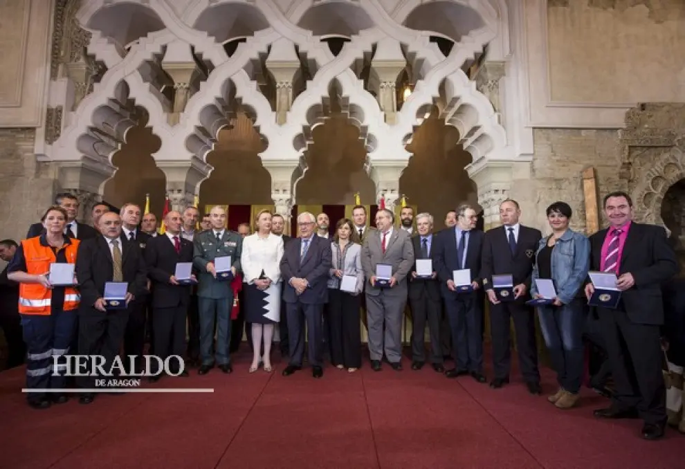 Ceremonia de entrega de las medallas y Premio Aragón 2015