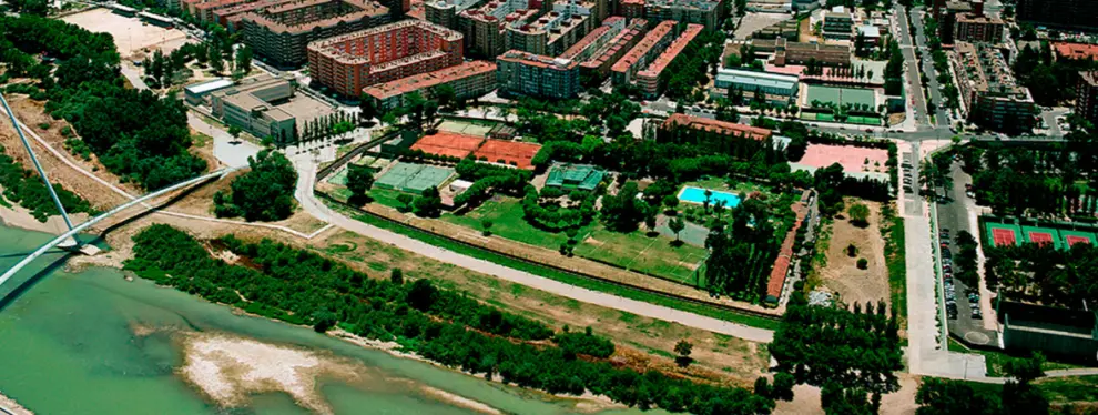 Imagen aérea del club Tiro de Pichón