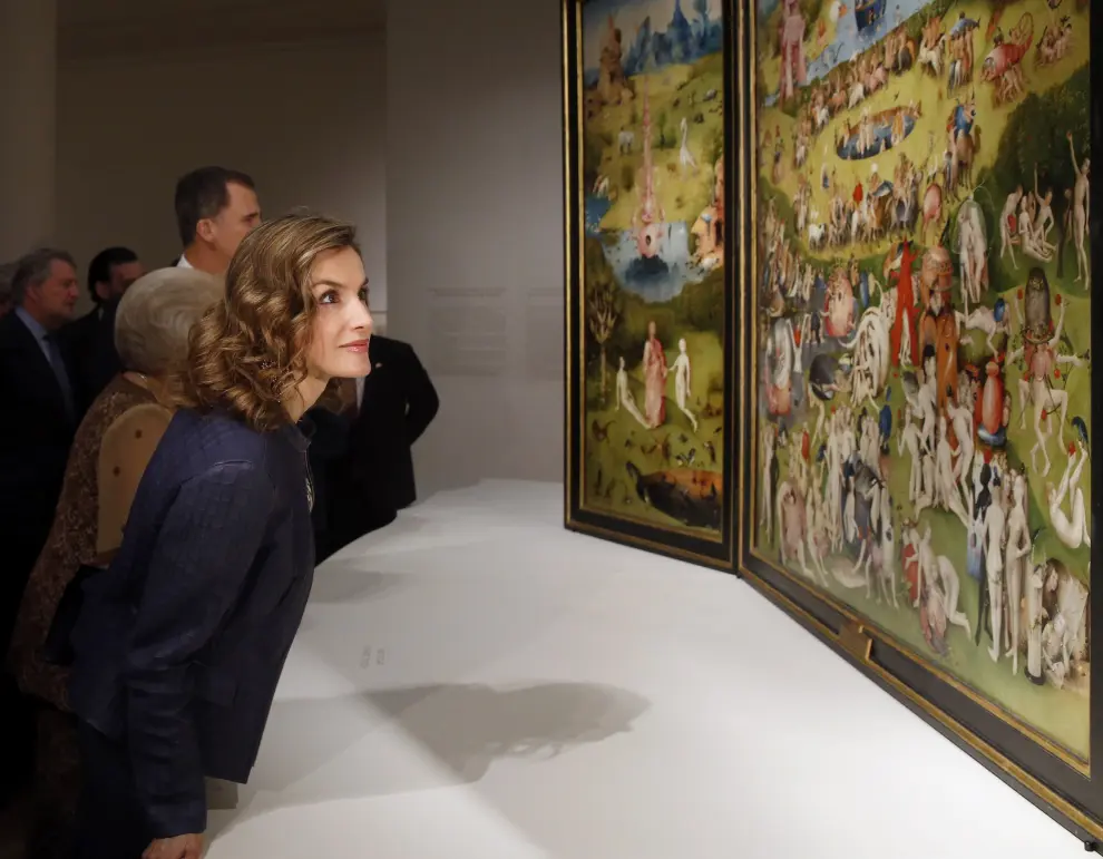 Inauguración de la gran exposición sobre El Bosco que ofrece el Museo del Prado