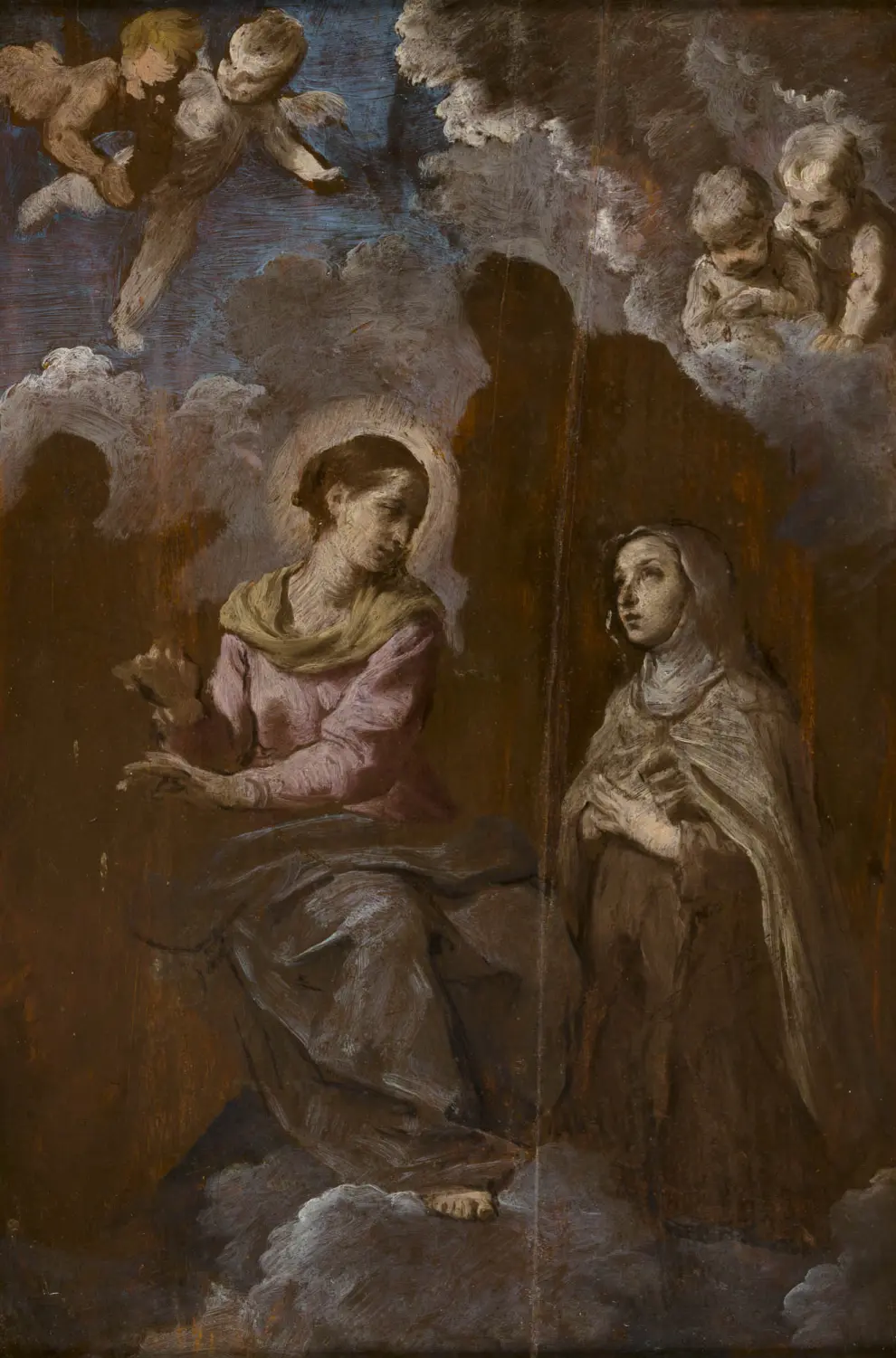 'Aparición de la Virgen a Santa Teresa', boceto de Francisco de Goya.