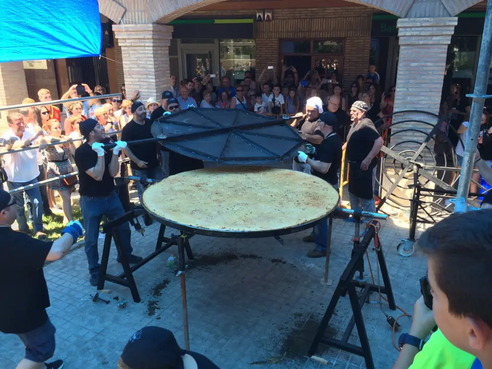 La tortilla de patata más grande de Aragón