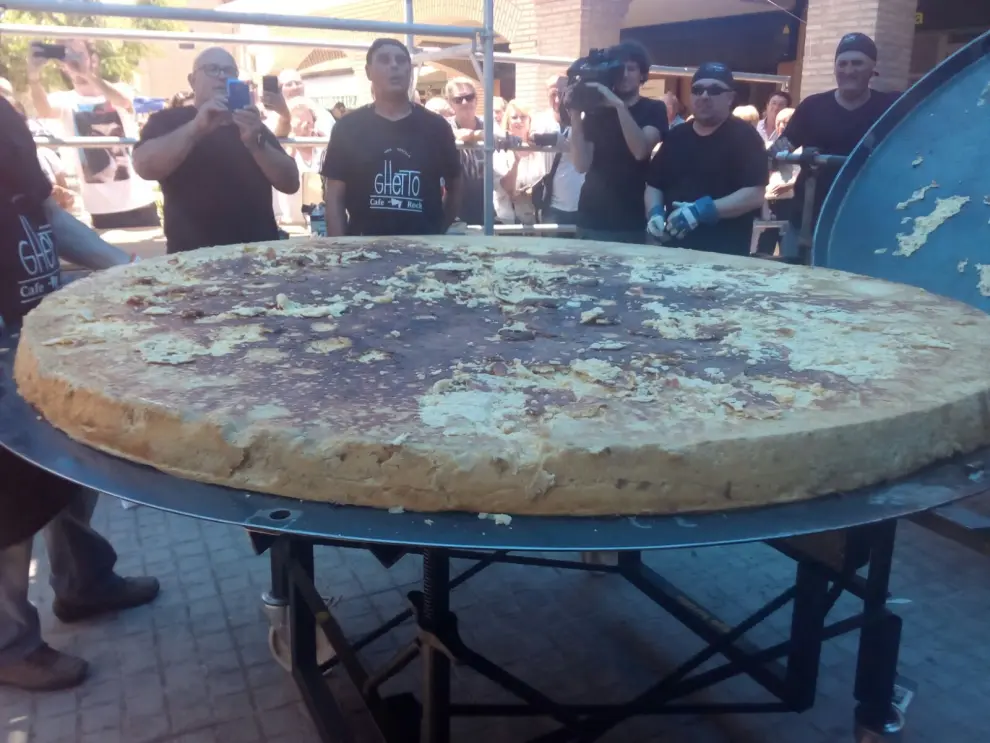 La tortilla de patata más grande de Aragón