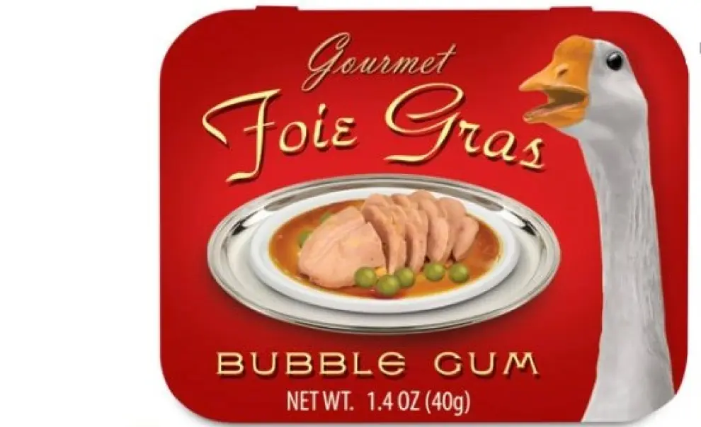 Chicles de foie gras.