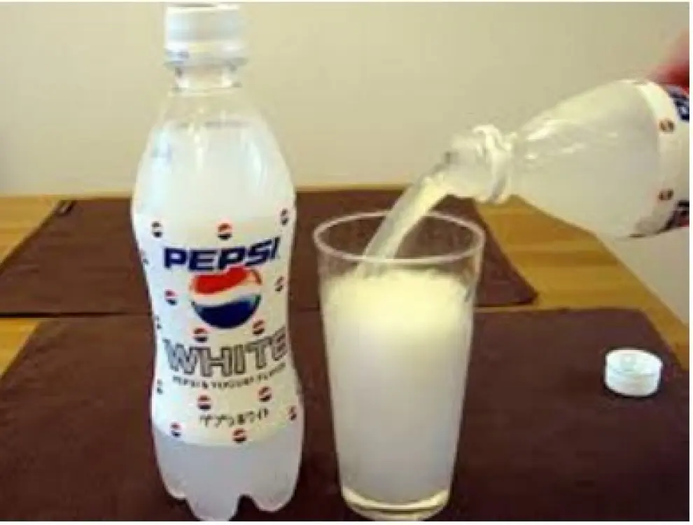 Pepsi White, que sabe a yogur.