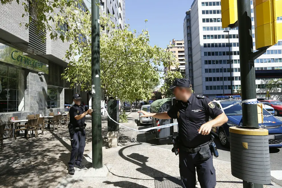 La Policía, en los alrededores de Aragonia, tras el tiroteo