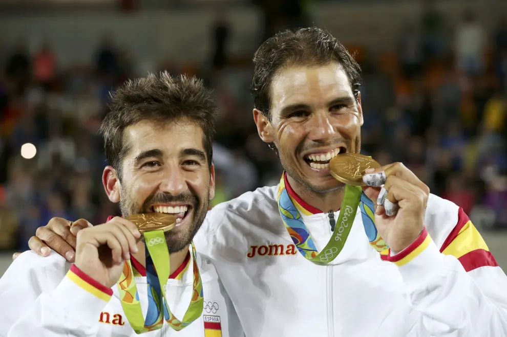 Oro en dobles para Rafa Nadal y Marc López