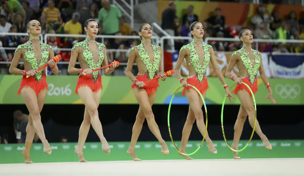 España alcanza la plata en gimnasia rítmica
