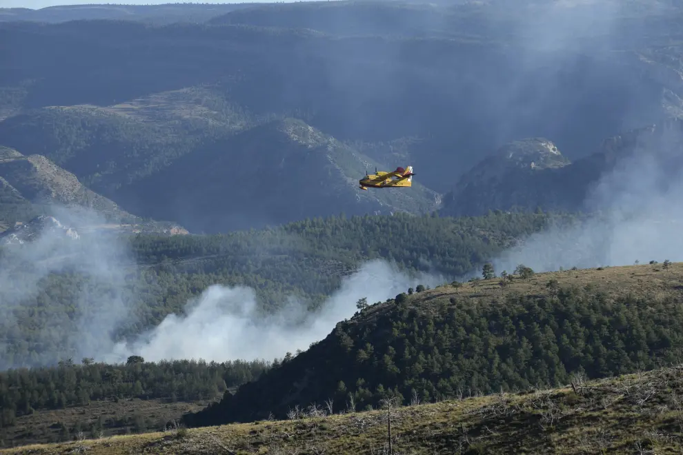 Incendio en Ejulve (Teruel)