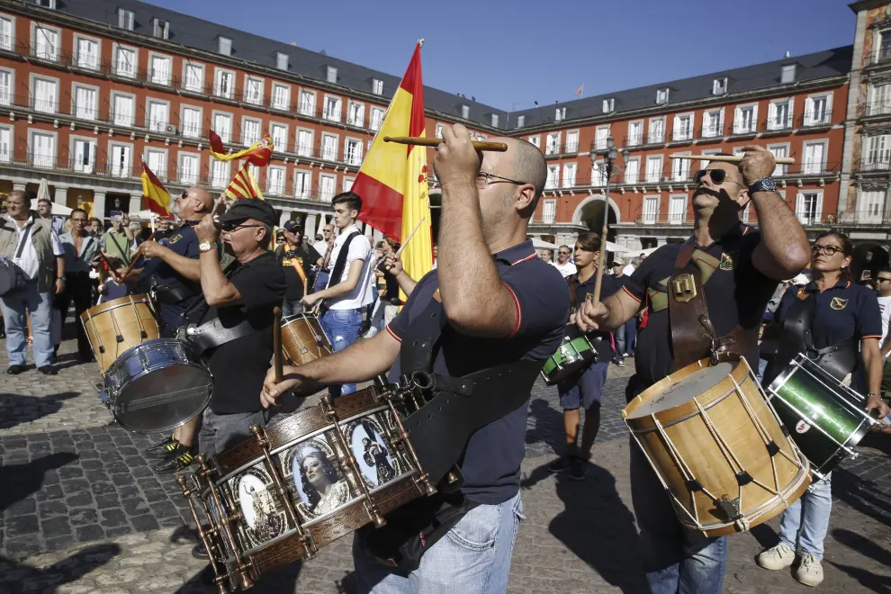 Concentración de legionarios en Madrid