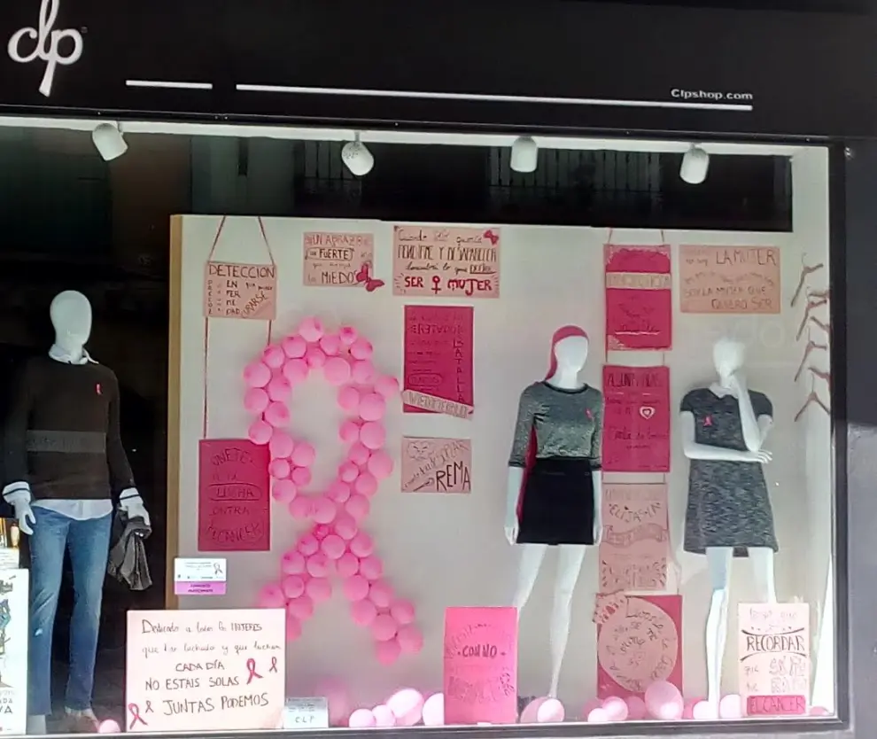 Huesca se tiñe de rosa contra el cáncer de mama