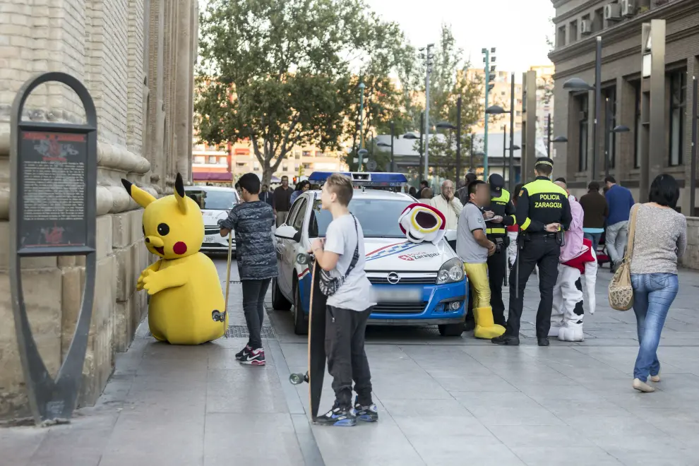 Pikachu y Marshall se meten en líos en las Fiestas del Pilar
