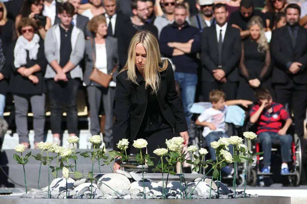 Homenaje a los fallecidos en el atentado de Niza