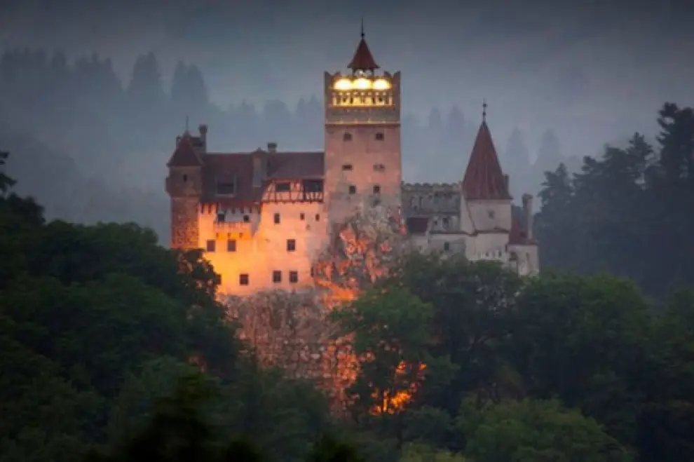 El castillo del conde Drácula en Transilvania