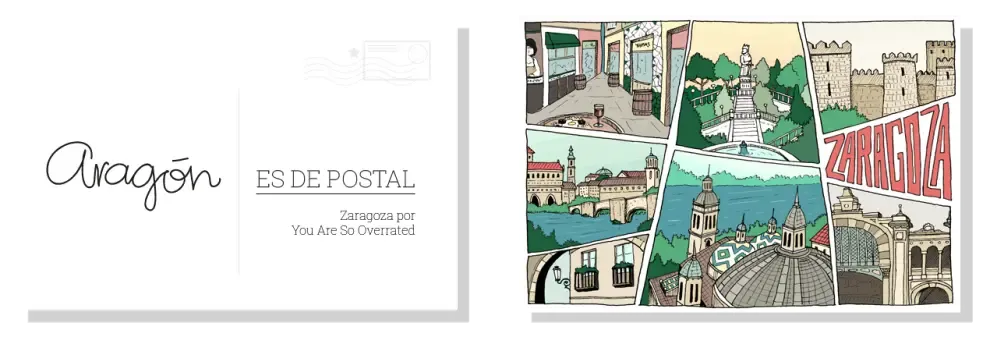 Tres ilustradores promocionarán Aragón mediante tres postales