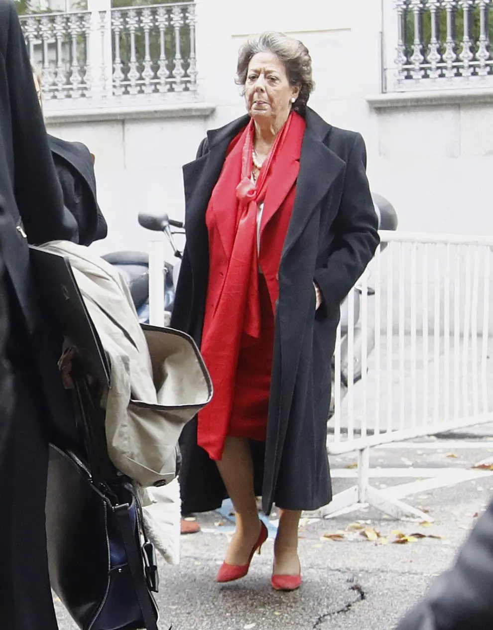 Rita Berberá a su llegada a la sede del Tribunal Supremo.