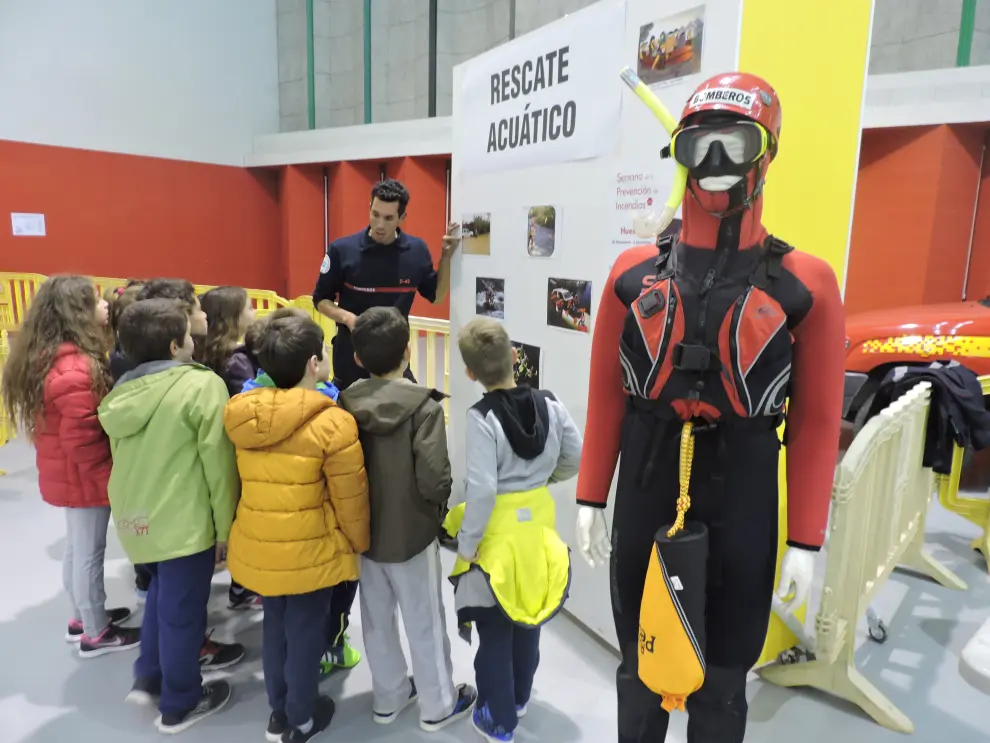 Los bomberos de Huesca apuestan por la prevención