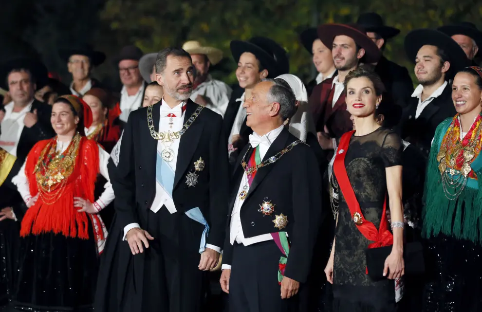 Los 'looks' de la Reina Letiza durante la visita real a Portugal