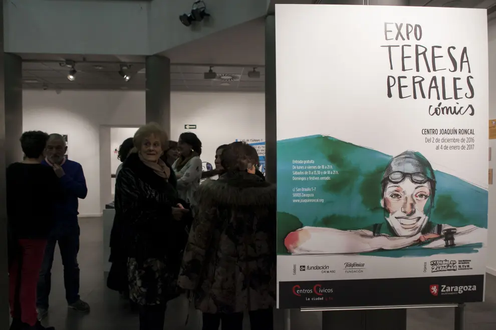 La exposición se puede ver en el Centro Joaquín Roncal hasta el 4 de enero.