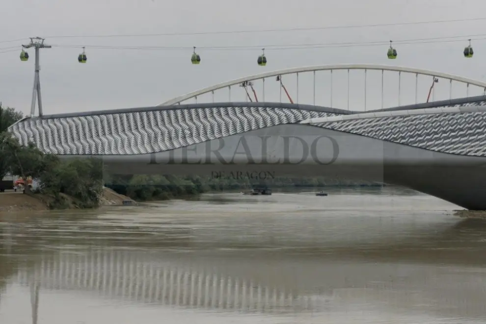Imagen del Pabellón Puente tras finalizar las obras, en 2008.