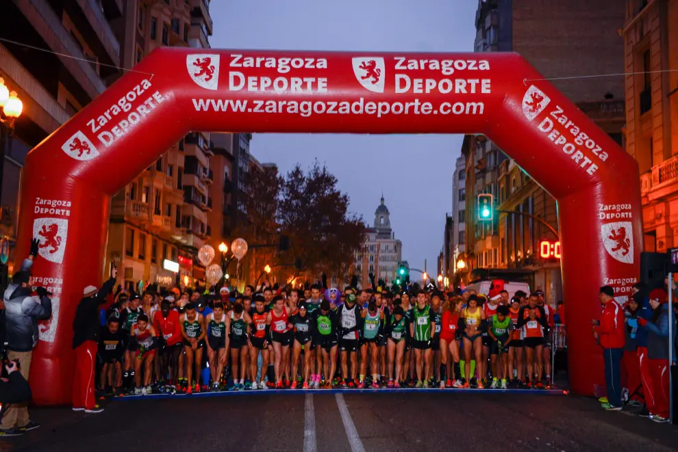 Carrera de San Silvestre en Zaragoza