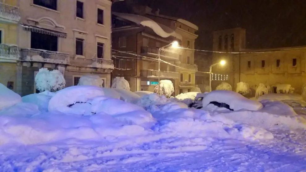 Las nevadas complican el estado de la zona italiana afectada por los seísmos