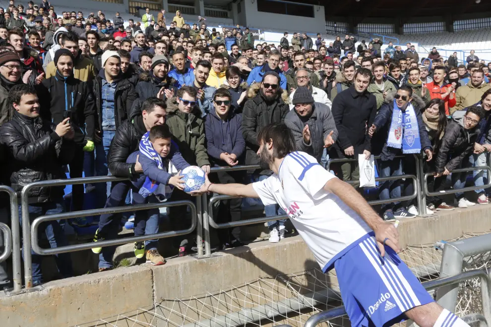 Presentación de Samaras como jugador del Zaragoza.