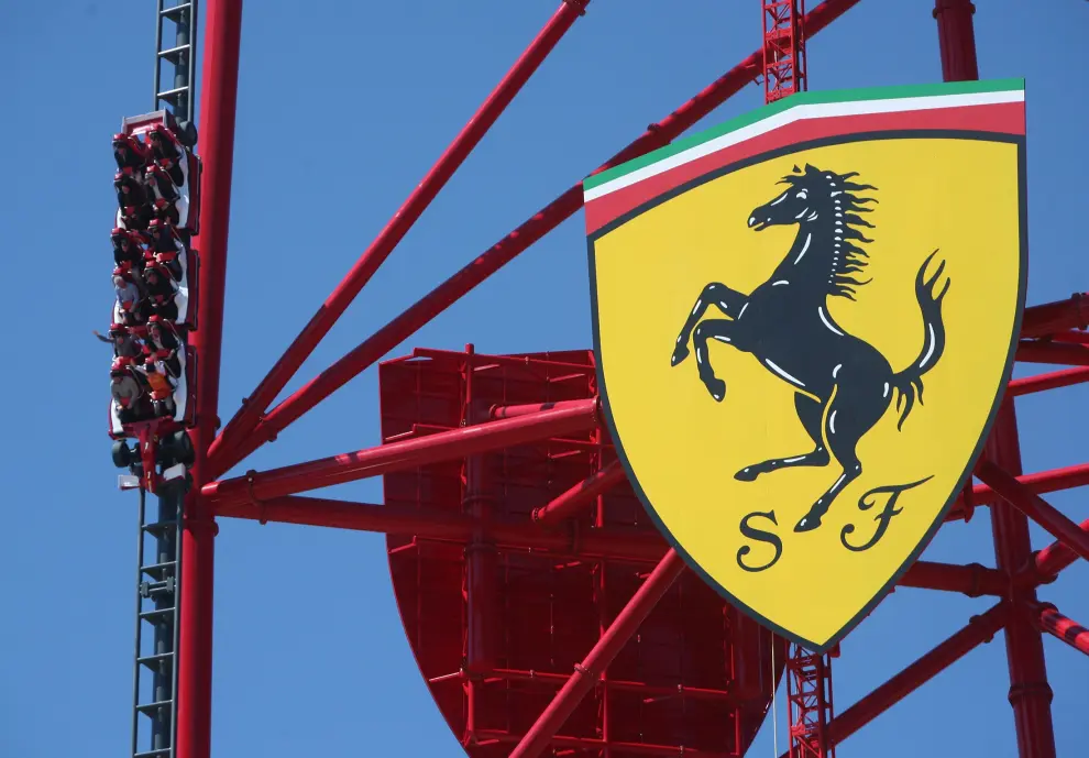 Aragón triunfa en el estreno de Ferrari Land