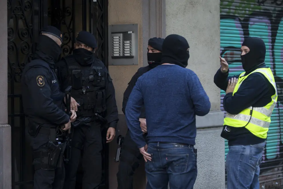 Ocho detenidos en Barcelona relacionados con los atentados de Bruselas