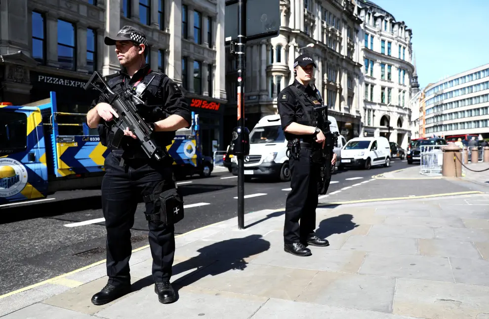 Londres tras el atentado en el Parlamento