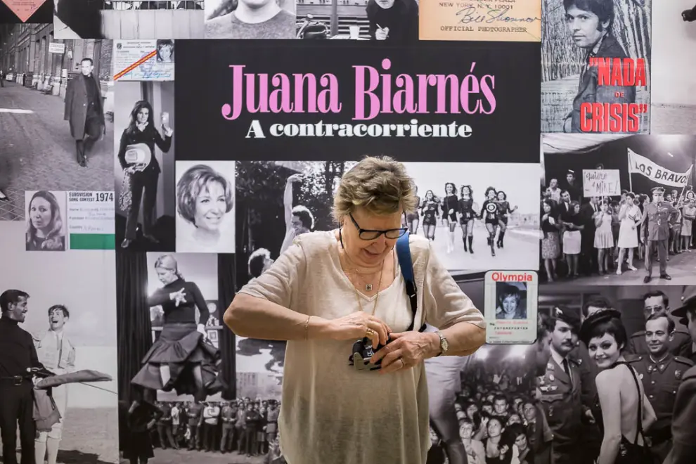 Juana Biarnés en La Lonja