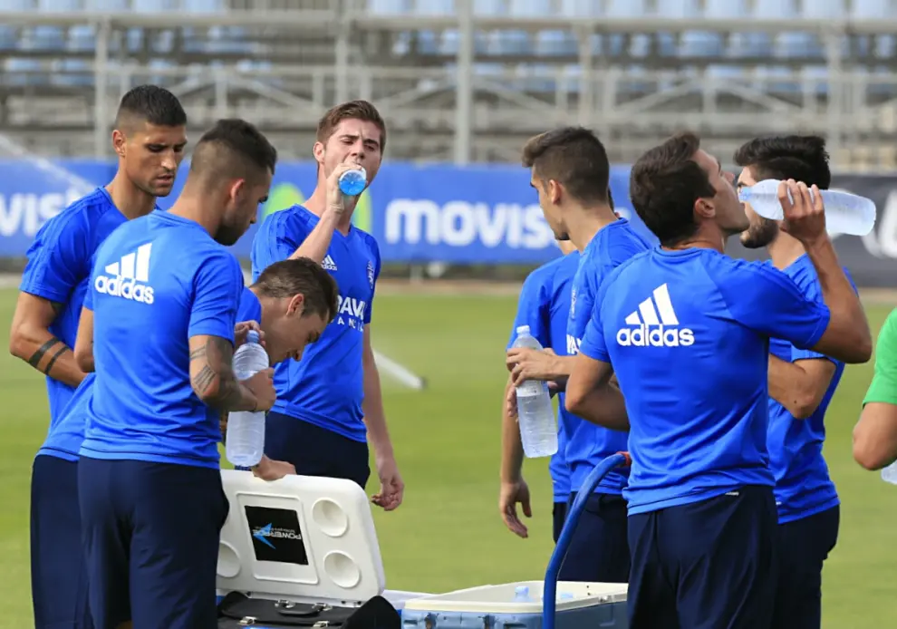 Primer entrenamiento de la pretemporada del Real Zaragoza