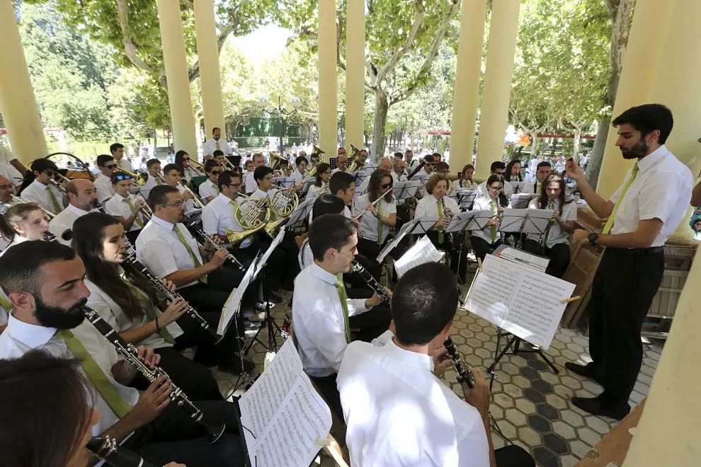 La Banda de Música ofreció lo mejor de su repertorio en el quiosco del parque.