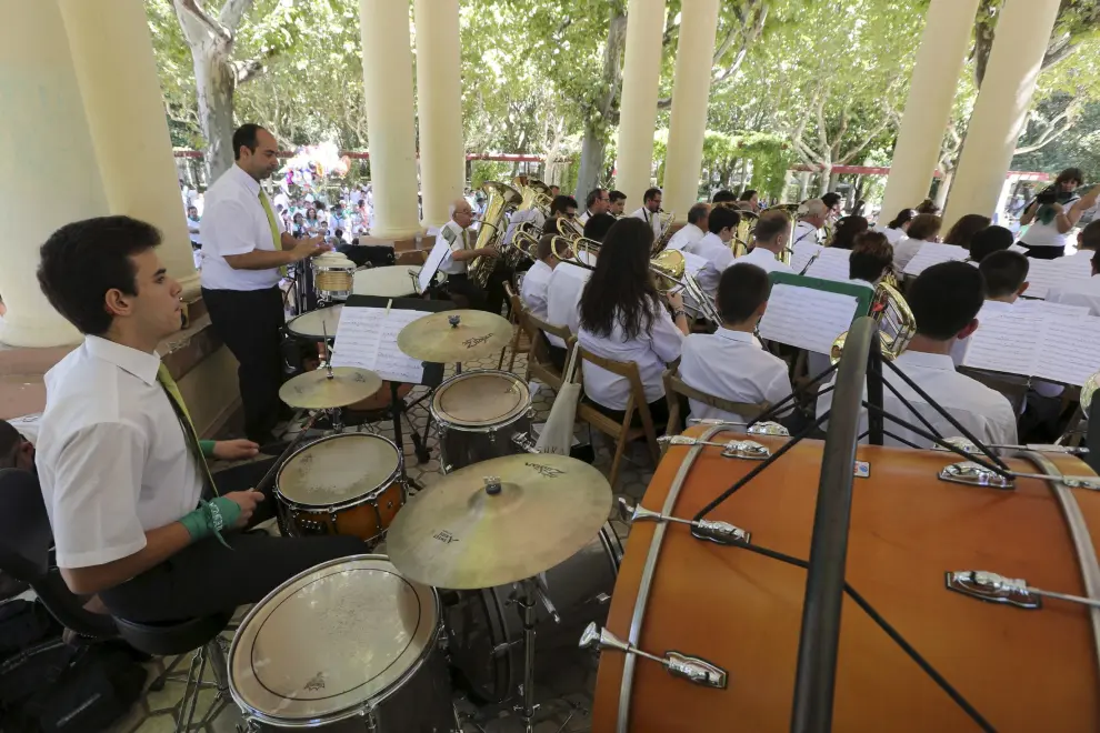 La Banda de Música ofreció lo mejor de su repertorio en el quiosco del parque.