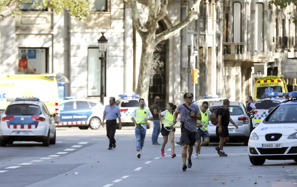 Atropello masivo en las Ramblas de Barcelona