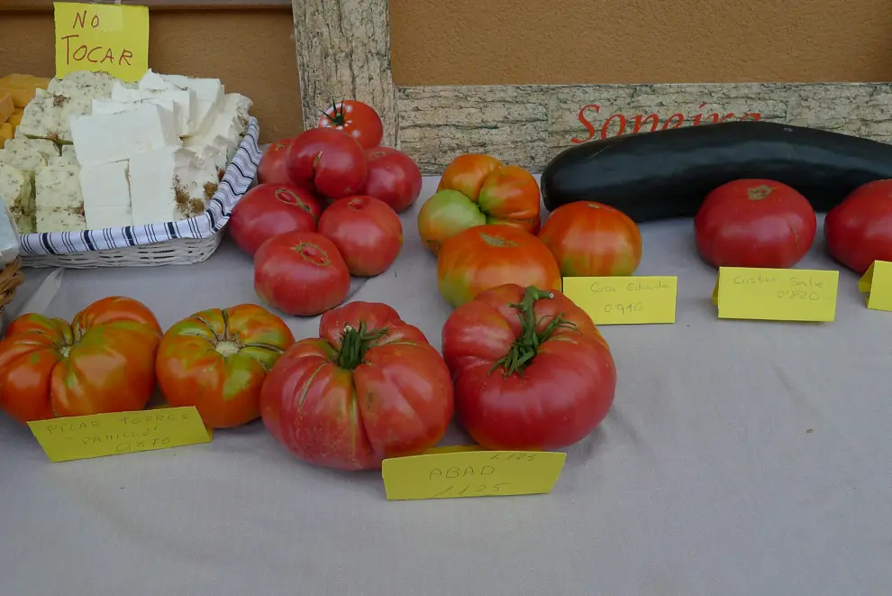 La fiesta del tomate, en Sopeira