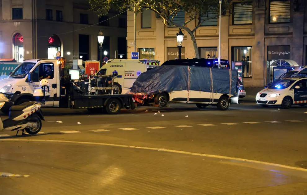 Atropello masivo en las Ramblas de Barcelona