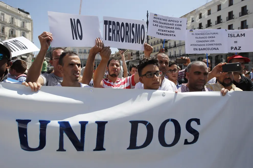 Manifestaciones contra el terrorismo y la islamofobia