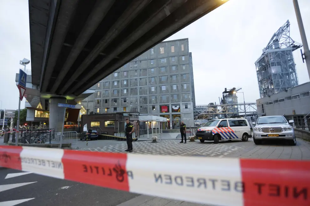 Una furgoneta con bidones de gas ha levantado las alarmas en Rotterdam