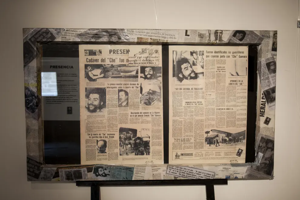 Exposición sobre el Che Guevara en el museo de Castiliscar
