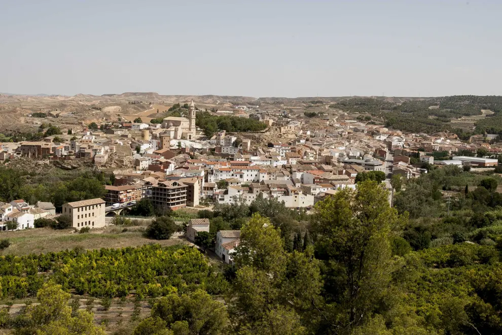 Vistas de Híjar desde la Ermita de Santa Ana.