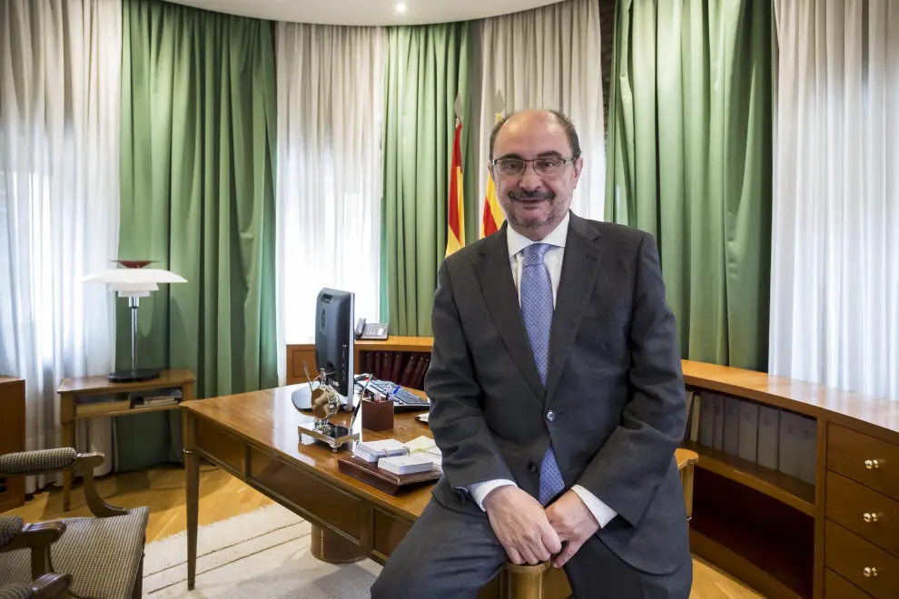 Javier Lambán. Secretario general del PSOE-Aragón y presidente del Gobierno Autonómico. Tiene previsto presentar este sábado su candidatura a las primarias.