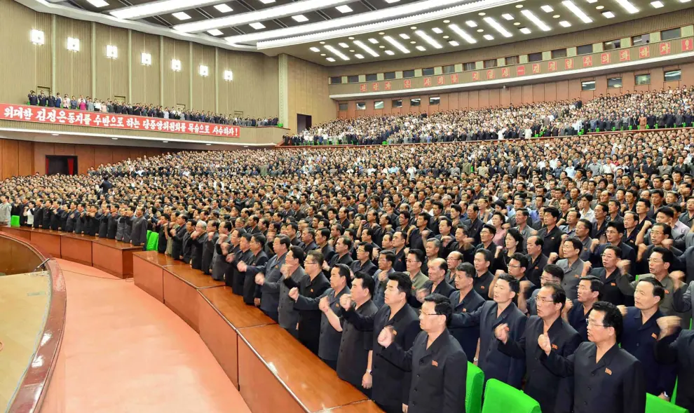 Pyongyang acoge una gran manifestación antiamericana