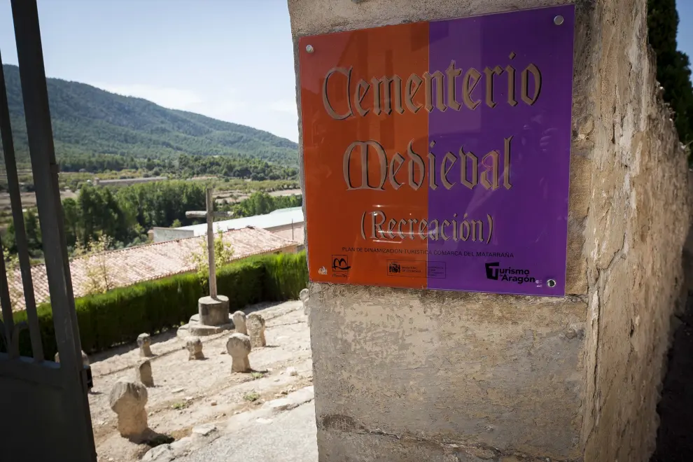 Recreación del Cementerio Medieval en Fuentespalda