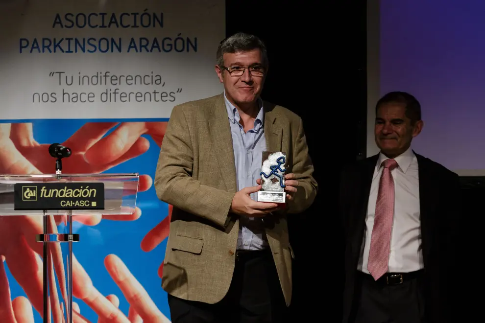 Joaquín Santos, gerente del IASS, recibió el premio de interés social y cultural.