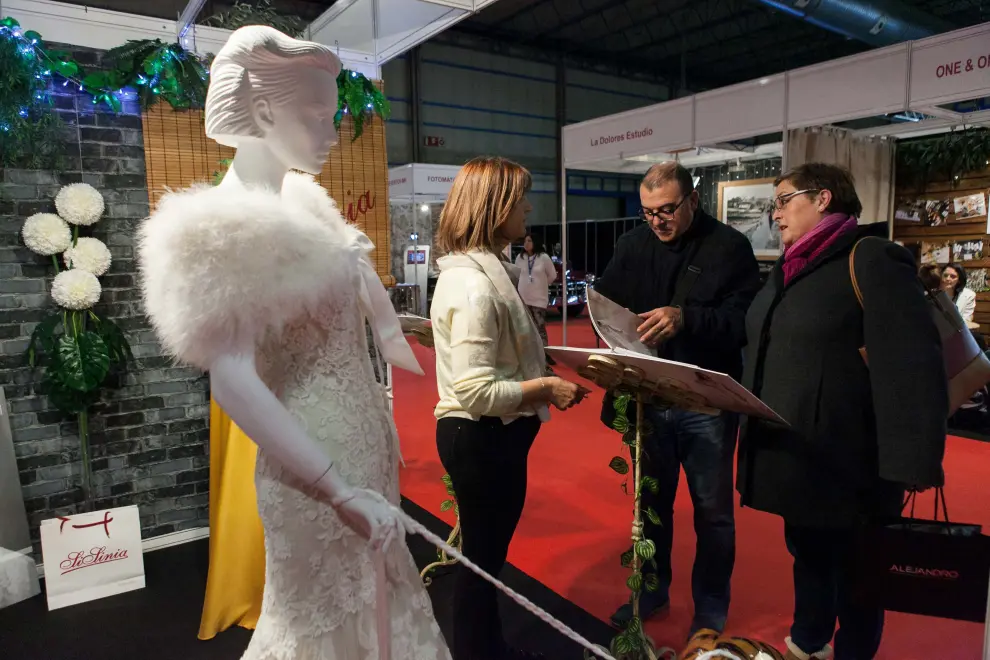 El Salón Nupzial ofrece hasta el domingo en la Feria de Zaragoza numerosas novedades para la organización de eventos y bodas.