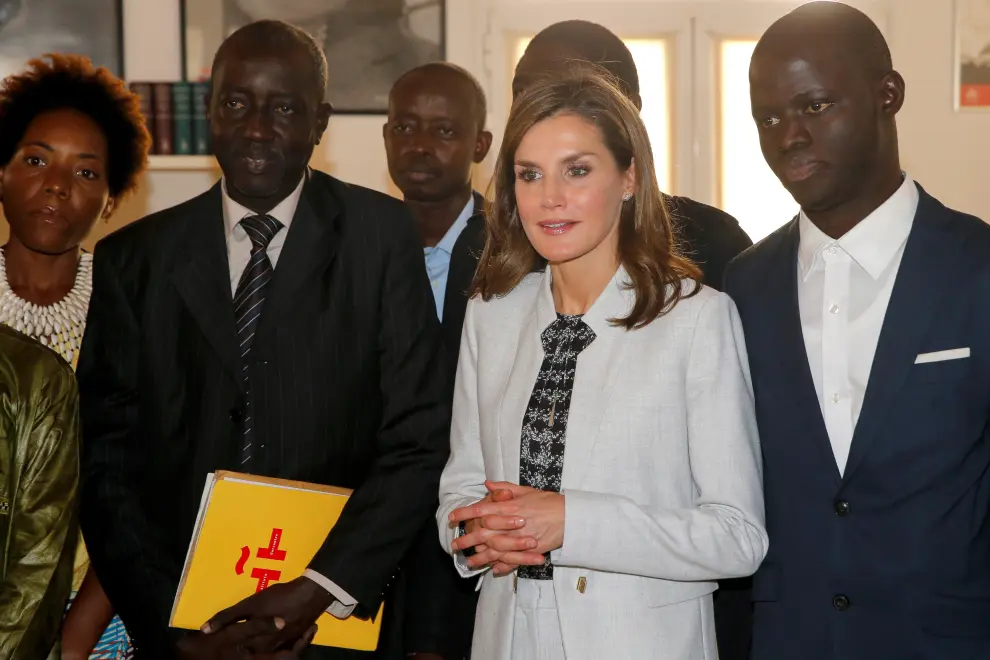 La reina Letizia visita Senegal.