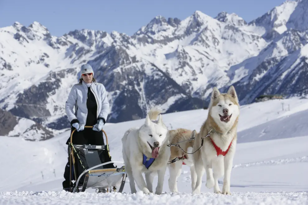 El esquí con trineos de perros es una opción muy interesante