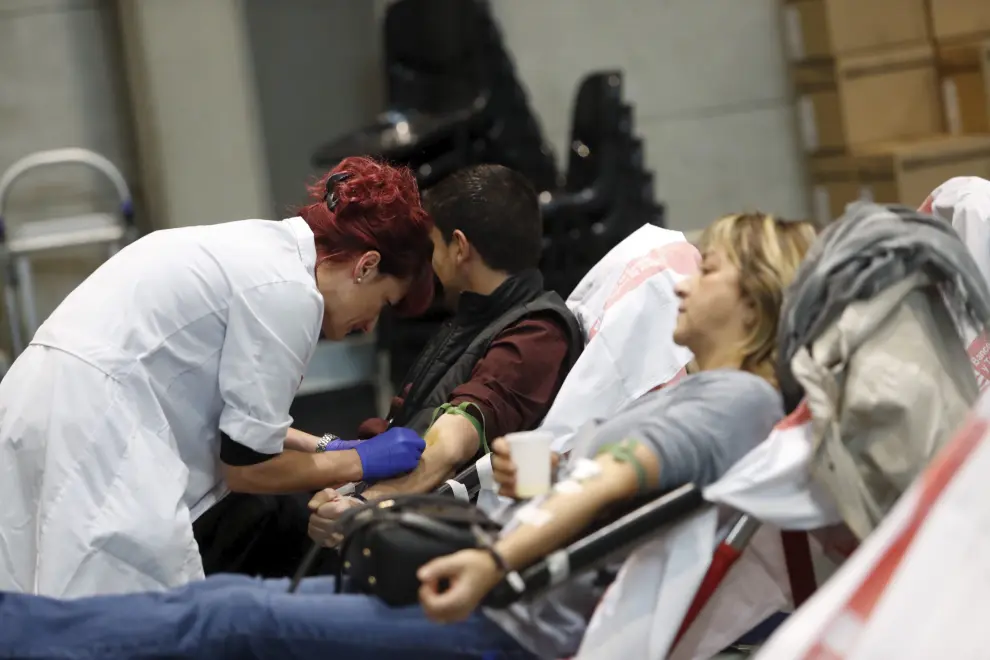 Maratón de donaciones de sangre en Zaragoza