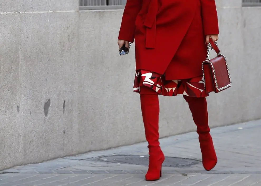 Las botas rojas de doña Letizia